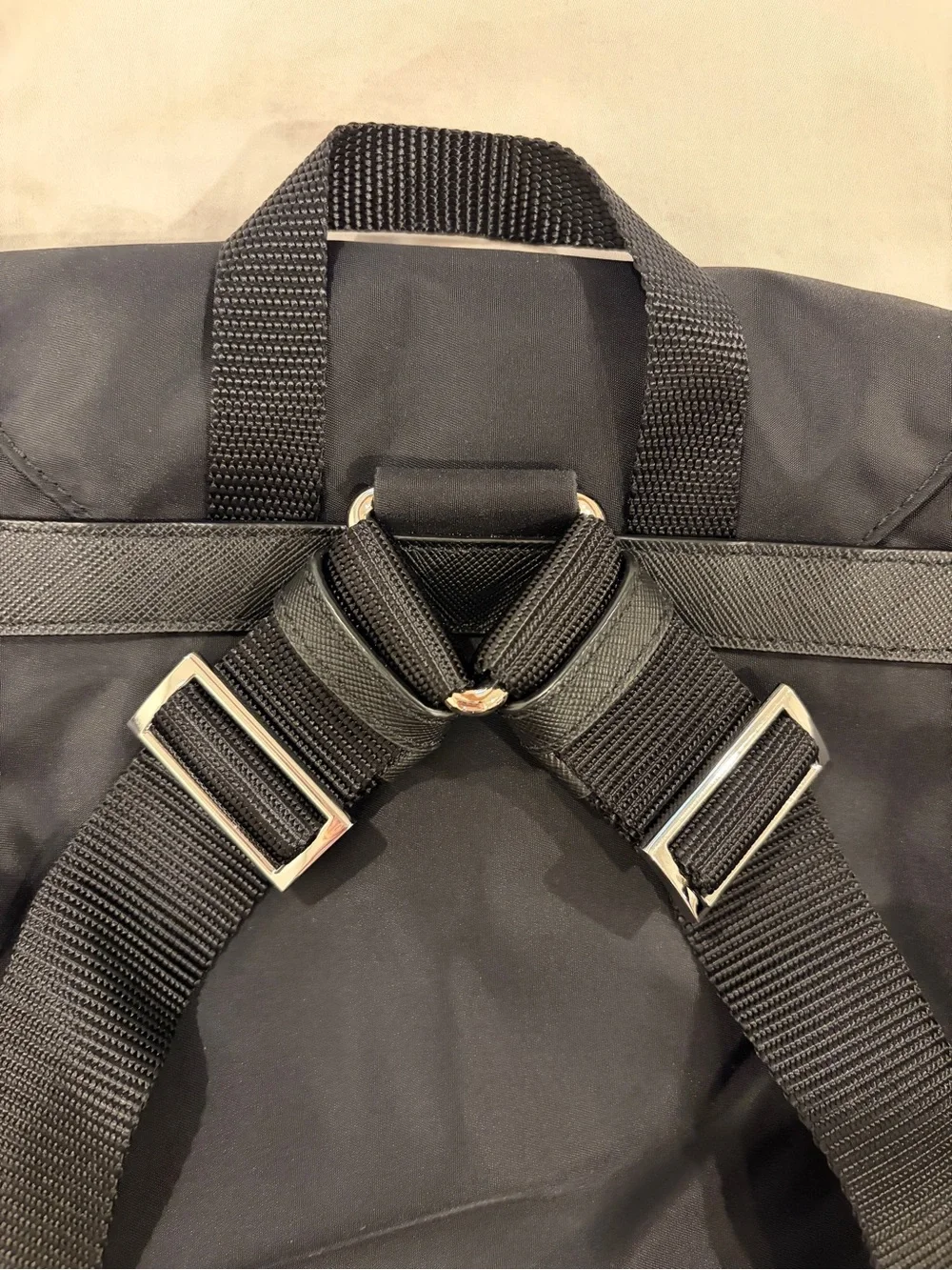Prada Medium Backpack in Black